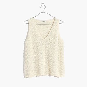 Madewell Crochet Sweater Tank